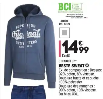 Veste sweat