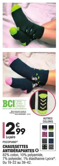 ALDI Chaussettes antidérapantes offre