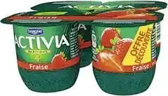 Casino Supermarchés Activia fruits fraise offre