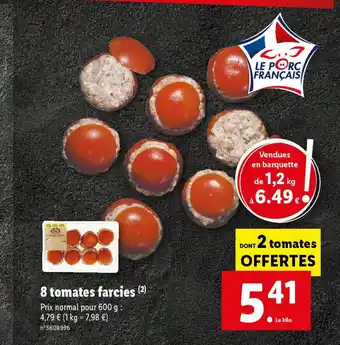8 tomates farcies