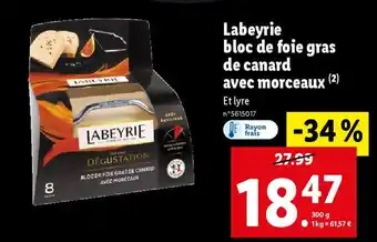Labeyrie bloc de foie gras de canard avec morceaux (2)