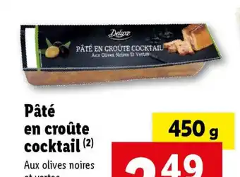 Lidl Pâté en croûte cocktail (2) offre