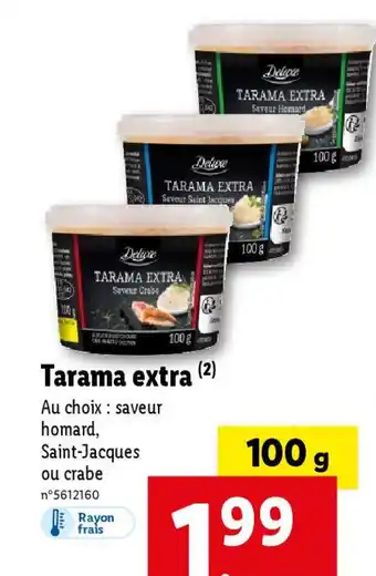 Lidl Tarama extra offre