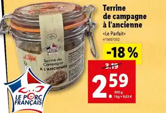 Lidl Terrine de campagne à l'ancienne offre