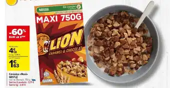 Carrefour Market Céréales <<Maxi>> NESTLÉ offre