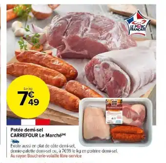 Carrefour Market Potée demi-sel CARREFOUR Le Marchém) offre