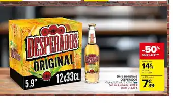 Carrefour Market Bière aromatisée DESPERADOS offre