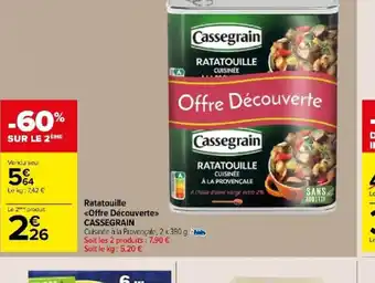 Carrefour Market Ratatouille Offre Découverte offre