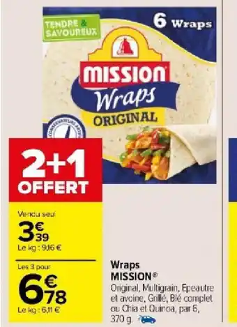 Carrefour Market Wraps MISSION offre