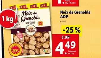 Lidl Noix de Grenoble AOP offre
