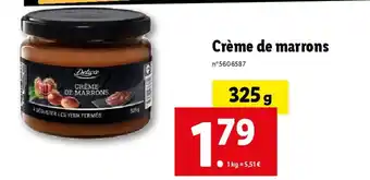 Crème de marrons