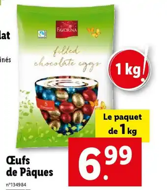Lidl Œufs de Pâques offre