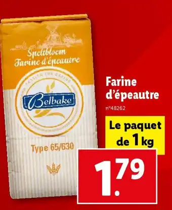 Lidl Farine d'épeautre offre
