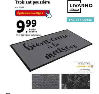 Lidl Tapis antipoussière offre