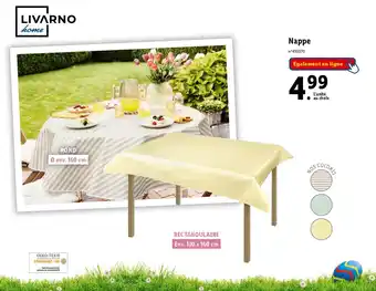 Lidl Nappe offre