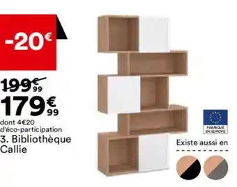 BUT Bibliothèque Callie offre