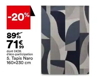 BUT Tapis Naro 160x230 cm offre