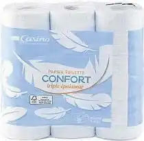 Casino Supermarchés Papier Toilette Confort triple épaisseur Blanc offre