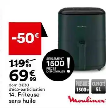 Friteuse sans huile