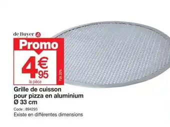 Promocash Grille de cuisson pour pizza en aluminium offre