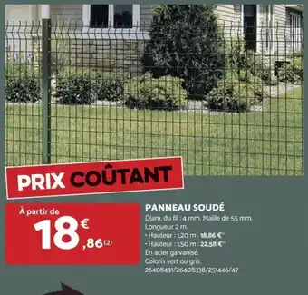 Bricomarché PANNEAU SOUDÉ offre
