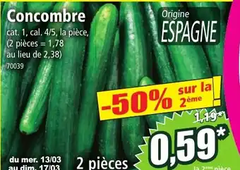 Norma Concombre offre