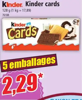 Norma Kinder cards offre