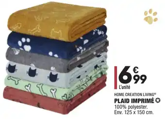 ALDI Plaid imprimé offre