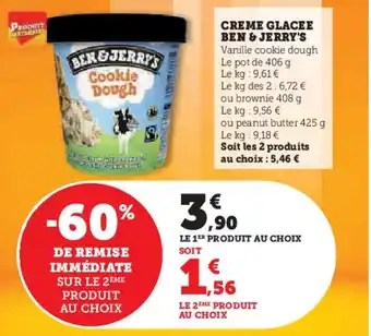 U Express CREME GLACEE BEN & JERRY'S offre