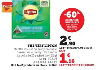U Express THE VERT LIPTON offre
