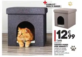 ALDI Tabouret-panier pour animaux offre