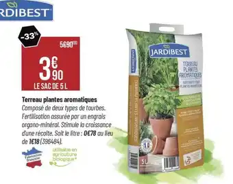 Bricorama Terreau plantes aromatiques offre