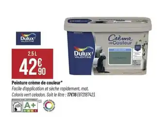 Bricorama Peinture crème de couleur* offre