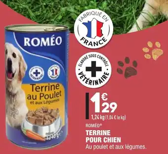 ALDI Terrine pour chien offre