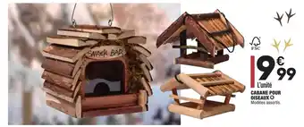 ALDI Cabane pour oiseaux offre