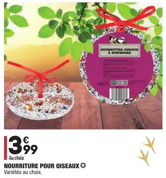 ALDI Nourriture pour oiseaux offre