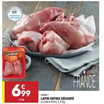 ALDI Lapin entier découpé offre
