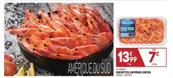 ALDI Crevettes entières cuites offre