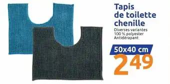 Action Tapis de toilette chenille offre