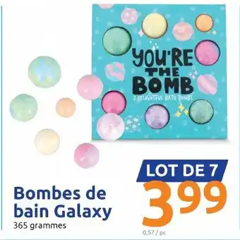 Action Bombes de bain galaxy offre