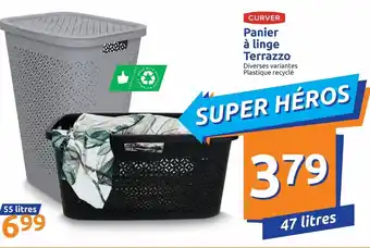 Action Panier à linge terrazzo offre