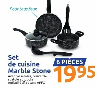 Set de cuisine marble stone