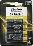 Casino Supermarchés 4 piles LR06 high tech extreme offre