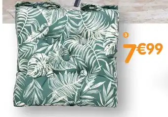 b&m Galette de chaise imprimée offre