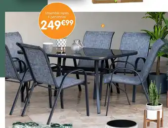 b&m Ensemble repas 6 personnes offre