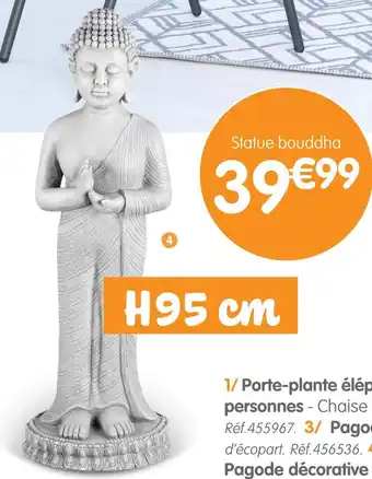 b&m Statue bouddha offre