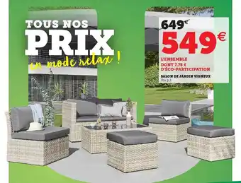 Hyper U Salon De Jardin Vigneux offre
