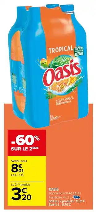 Carrefour Oasis offre