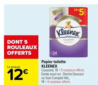 Carrefour Papier toilette KLEENEX offre