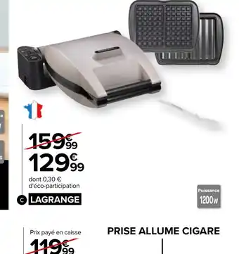 Carrefour Gaufrier multifonctions offre